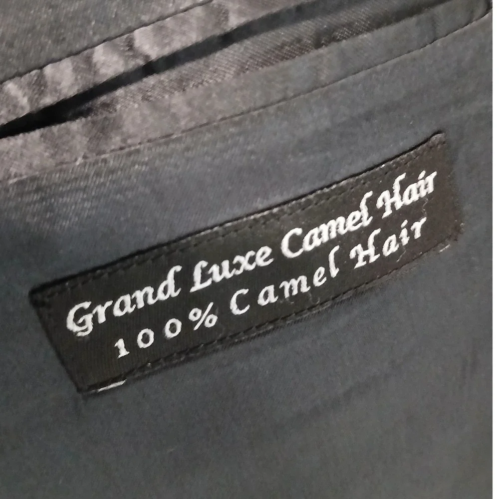 Camel Hair Daniel Gray 2 Button‎ Sport Coat Mens Old Money Quiet Luxury Gray 46R